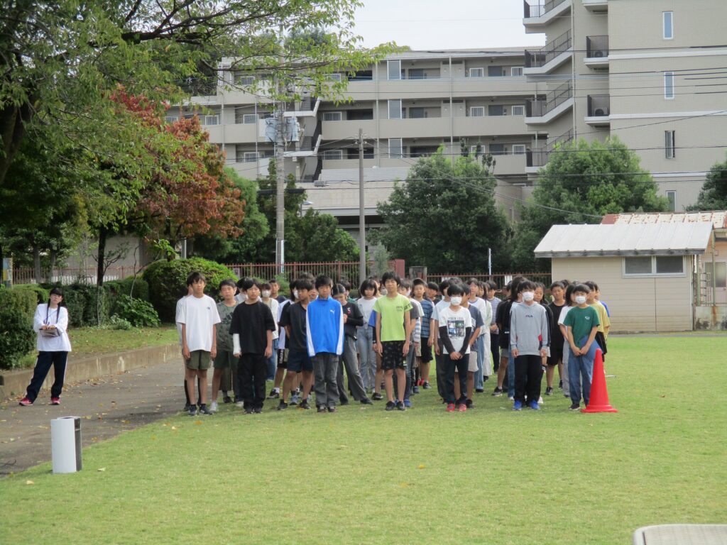 本番をお楽しみに！　～運動会　全校練習～