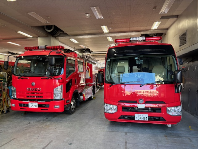 ３年　消防署見学