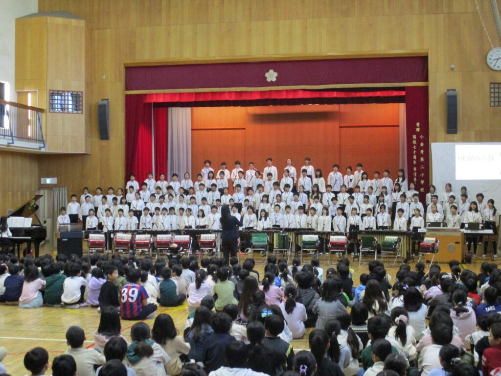 明日の本番が楽しみです！　～音楽集会～