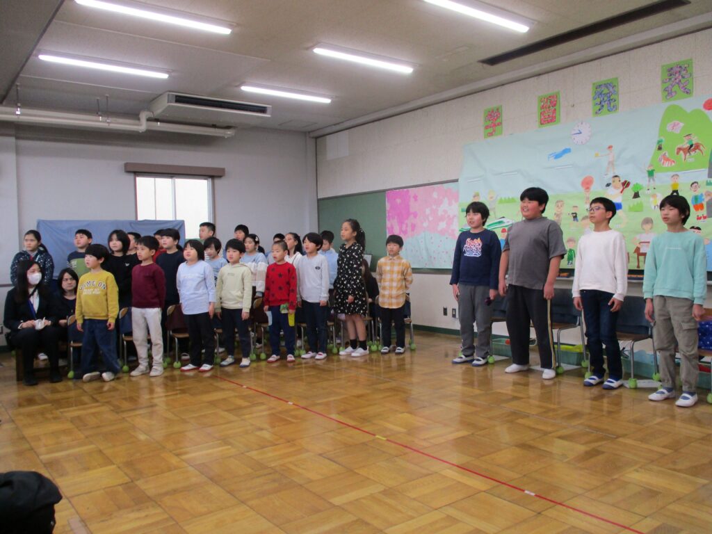 １年間の成長を感じました！　～さくら学習発表会～