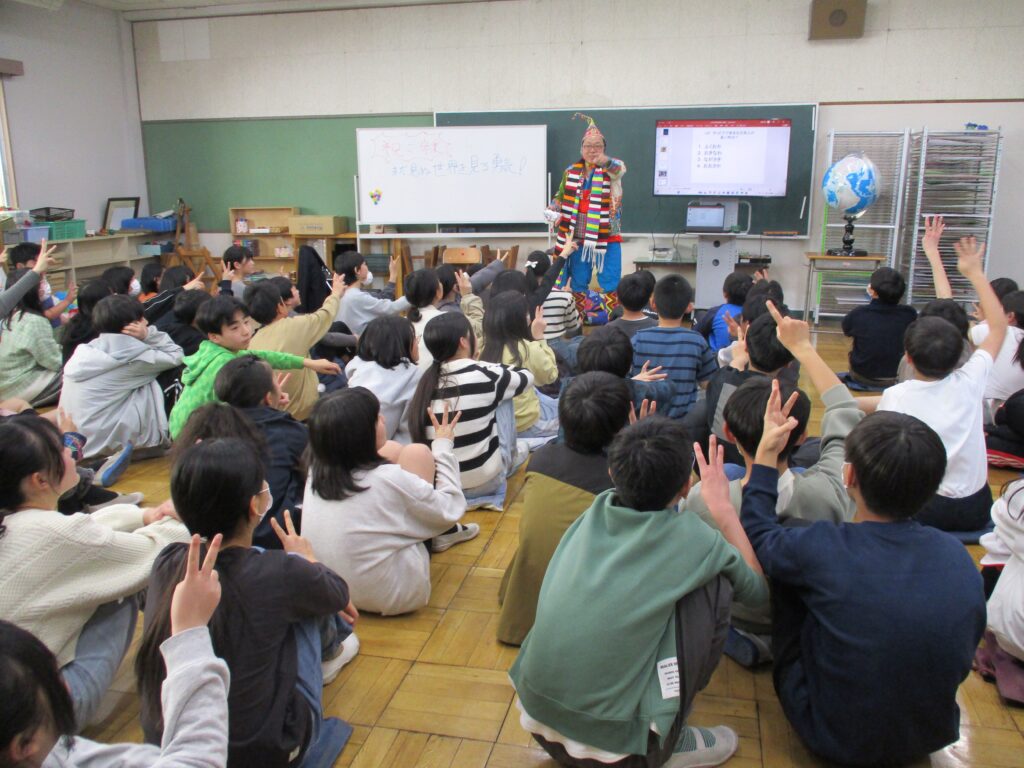 勇気をもって、世界にはばたけ子どもたち！！